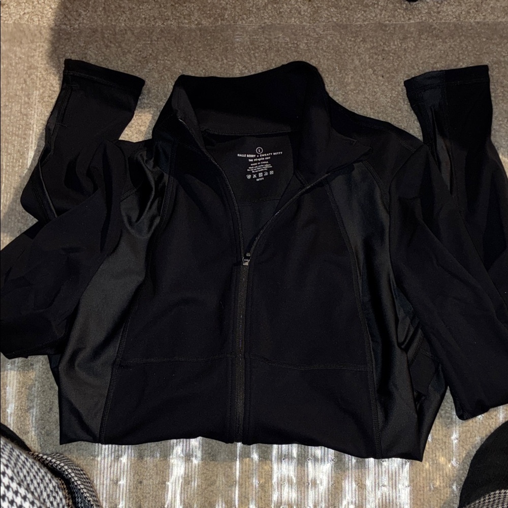 Sweaty Betty Midnight Black Utility Jacket